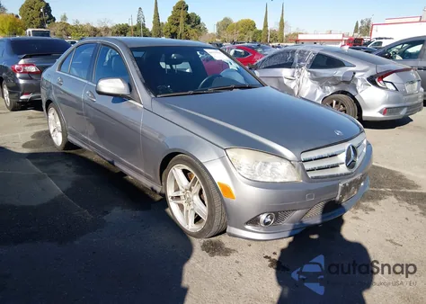 2009 Mercedes-Benz C 350 Sport из США, поврежденный, VIN WDDGF56X59R060806